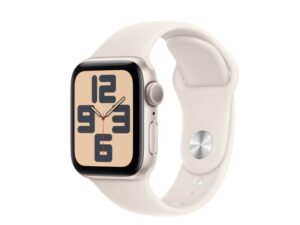 APPLE Watch SE2 v3 GPS 40mm Starlight Alu Case with Starlight Sport Band – M/L (mxeg3qv/a)