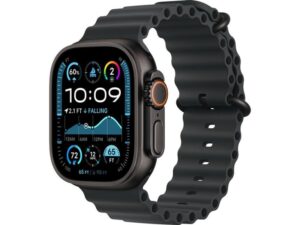 APPLE Watch Ultra2 v2 Cellular 49mm Black Titanium Case with Black Ocean Band (mx4p3se/a) 19
