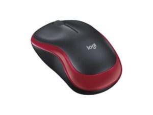 LOGITECH M186 Bežični miš, crveni