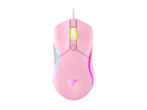 Havit MS1029 USB RGB Gaming miš roze