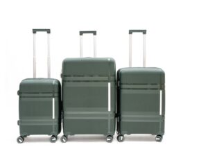 Bolzz SET KOFERA VOYAGE 3/1 Zelena boja