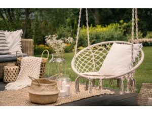 ModernHome Ljuljaška za terasu Modern bela (GW-076 WHITE)