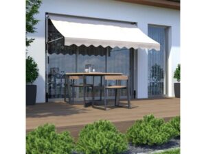 MultiGarden Tenda za terasu i balkon sa podešavanjem visine 2×1.2m Beige