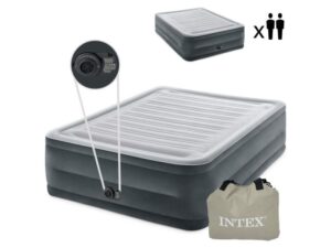 INTEX Dušek na naduvavanje za 2 osobe sa automatskom pumpom 64418ND