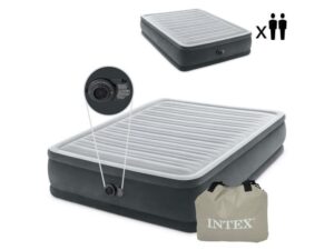 INTEX Dušek na naduvavanje 203×152 cm sa pumpom 64414ND
