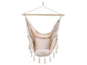 CHOMIK Hammock ljuljaška – Brazilska viseća stolica Boho bež HAM3316 19