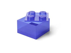 LEGO LEGO kutija za odlaganje sa poklopcem (4): Svetlucava ljubičasta