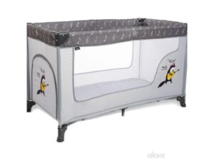 BBO Prenosivi krevetac za bebe 1 nivo Dream&Play Grey