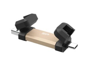 SILICON POWER Prenosni kompaktni eksterni SSD, 250GB, DS72 serija, zlatni (SP250GBUC3S72VPG) 19