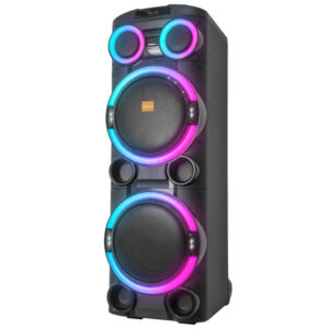 Zvucnik Mikado MD-104KP 200W, 12V 14000mAh USB, Bluetooth, micro SD crni