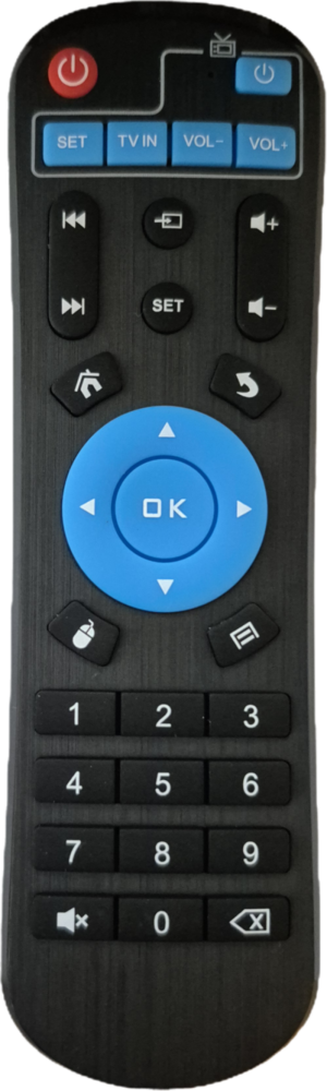 GMB-X96-PROGRAMIRAJUCI DALJINSKI BLUE za X96 X4, MAX+, X98Q, Android TV Box, programmable IR