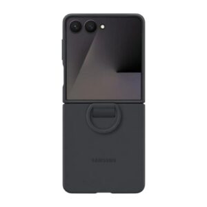 SAMSUNG silikonska futrola sa prstenom Z FLIP7 CRNA EF-PF766-TBE
