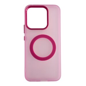 Silikonska futrola Magsafe FLURO COLOR Honor X8C ROZE