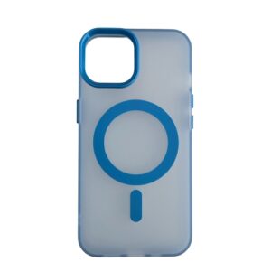 Silikonska futrola Magsafe FLURO COLOR Iphone 13/14 PLAVA