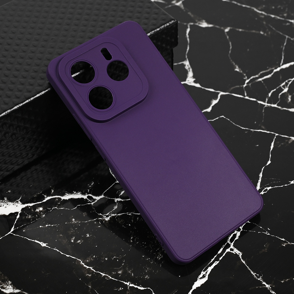 Torbica Teracell Giulietta za Xiaomi Redmi Note 14 5G mat tamno ljubicasta