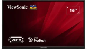 Portabl  monitor 16 ViewSonic VA1650 1920×1080/Full HD/IPS/60Hz/USB-C/HDMI/Audio/Zvučnici