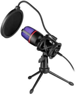 Gaming stream mikrofon Defender Forte GMC 300 3.5mm 1.5m kabl ljubicasti
