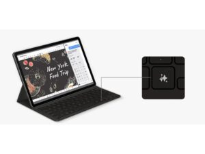 SAMSUNG Futrola sa tastaturom za Tab S9/S9 FE slim crna EF-DX720UBEGWW