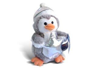 PERTINI Plišani braon pingvin sa kapom i zvezdom