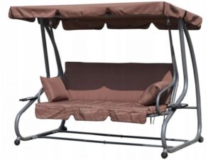 MultiGarden MULTIGARDEN Bastenska ljuljaska – lezaljka 2u1 brown