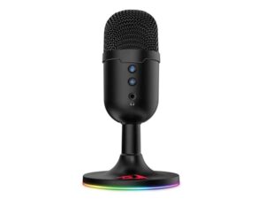 REDRAGON Pulsar Gaming Microphone Crni RGB Mikrofon