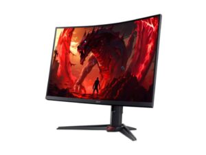 ACER Nitro, 31.5 inča, WQHD 2560×1440, 180Hz, zakrivljeni gaming monitor (XZ323QUP2BMIIPHX)