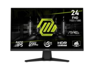 MSI MAG 244F FHD IPS 200Hz Gaming Monitor Adaptive Sync