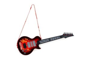 ECO TOYS Električna gitara za decu sa melodijama red