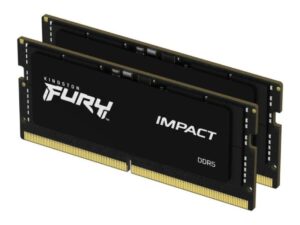 KINGSTON SODIMM DDR5 32GB (2×16 kit) 6400MT/s FURY Impact Black XMP (KF564S38IBK2-32)