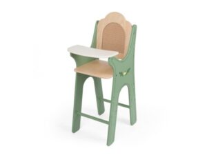 CLASSIC WORLD Drvena visoka stolilca za lutke Vintage
