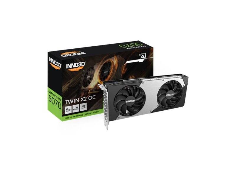 Inno3D GeForce RTX 5070 12GB GDDR7 TWIN X2 OC 192-bit N50702-12D7X-195064N