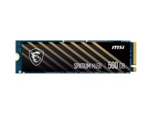 MSI SPATIUM M450 PCIe 4.0 NVMe M.2 500GB SSD