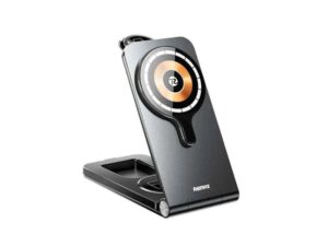 REMAX Wireless stalak za mobilni telefon REMAX RP-W3 20.5W Fast Charging 3u1 crni