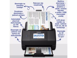 EPSON WorkForce ES-580W, skener sa uvlakačem listova A4