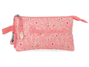 Pepe Jeans PEPE JEANS Pernica sa 3 pregrade-Roze -Cvetici