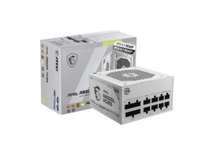 MSI MAG 850W A850GL PCIE5 Gold modularno napajanje belo