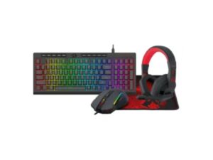 REDRAGON 4 in 1 Combo S149 – K515-RGB + M616-RGB + H120 + P016