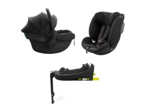 KINDERKRAFT SET AUTO SEDIŠTE I-LITE I-FIX ENDURA SAFE SA ISOFIX BAZOM, BLACK