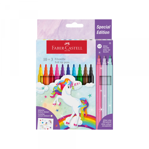 Flomaster školski Faber Castell Unicorn 1/10+3 554213