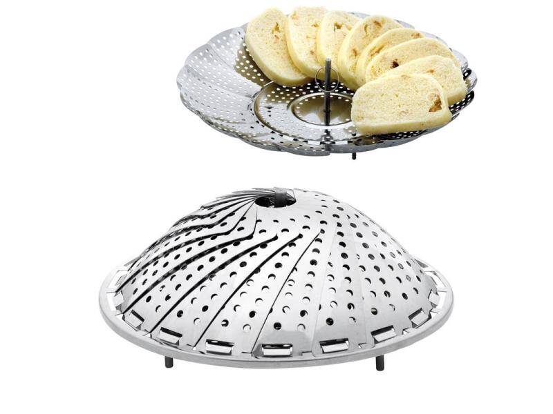 Vilde 152216 Sklopiva rešetka za kuvanje na pari