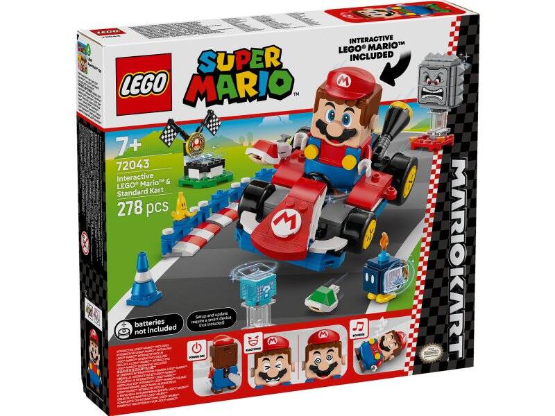 LEGO 72043 Mario Kart™: Interaktivni LEGO® Mario™ i standardni karting
