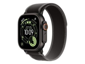 APPLE Watch Ultra 3 Cellular 49mm Black Titanium Case with Black/Charcoal Trail Loop - M/L (mf1h4se/a)