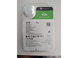 SEAGATE 16TB 3.5” SATA III 512MB 7200rpm ST16000DM001 Barracuda OUTLET