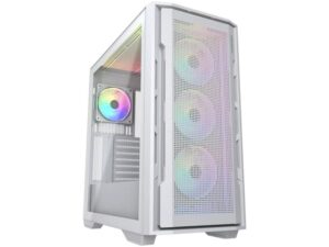 COUGAR UNIFACE RGB PC Case, Mid Tower, White