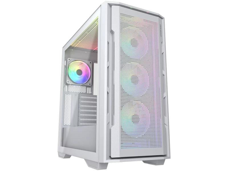 COUGAR UNIFACE RGB PC Case, Mid Tower, White