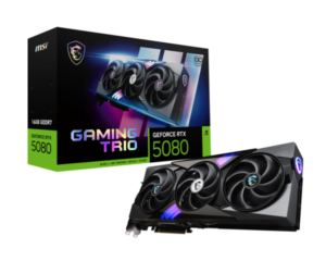 SVGA MSI RTX 5080 Gaming Trio OC 16GB GDDR7, V531-005R