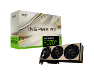 SVGA MSI RTX 5070Ti Inspire 3X OC 16GB GDDR7
