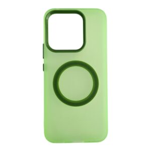 Silikonska futrola Magsafe FLURO COLOR Iphone 17 ZELENA