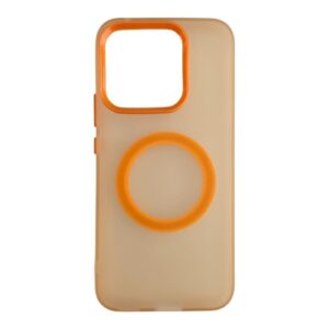 Silikonska futrola Magsafe FLURO COLOR Samsung A07 NARANDŽASTA