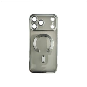 Silikonska futrola Magsafe Iphone 17 Pro SILVER